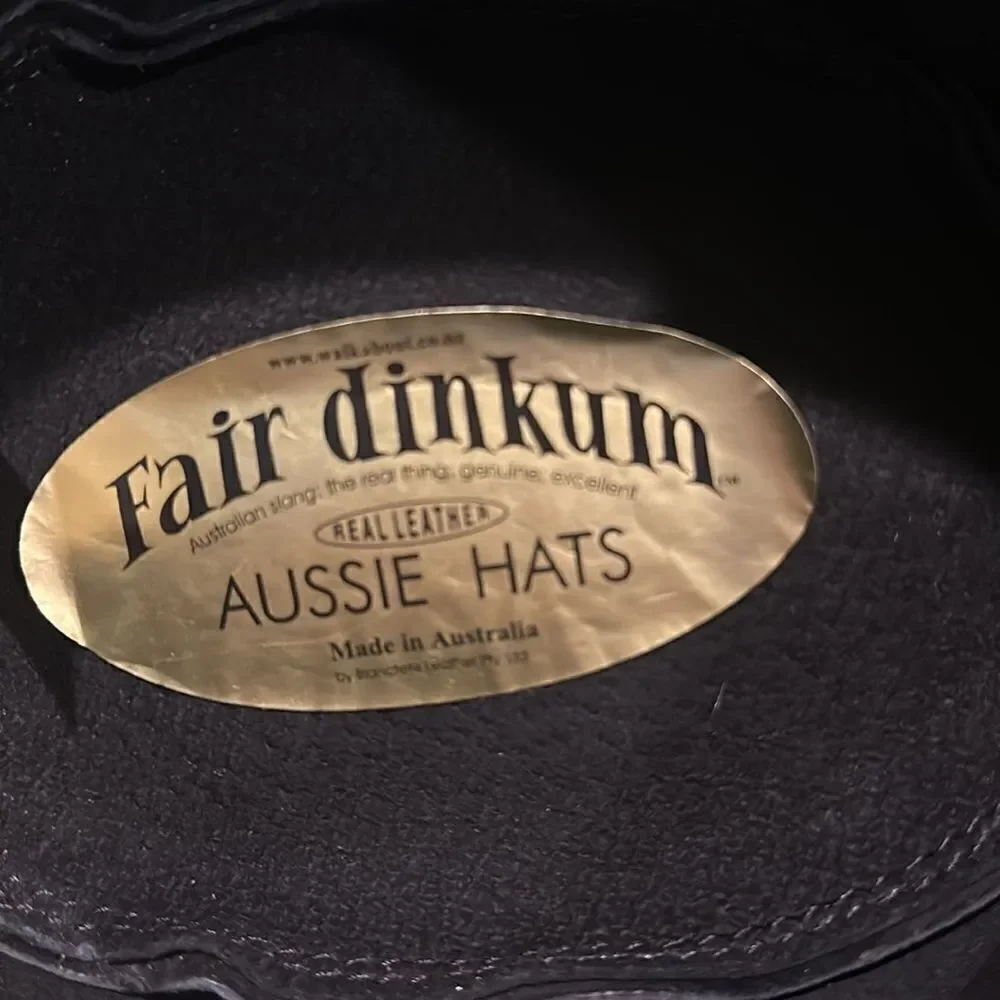 Blanctete Fair Dinkym Australia Dundee Walkabout real leather Black